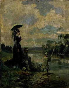 Fiskefesten af Leon Joseph Voirin
