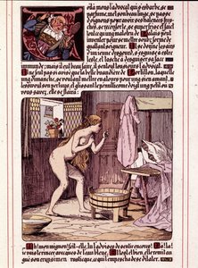Illustration af Honore de Balzacs roman "La Mye du Roy"" af Leon Lebegue (1863-1944)