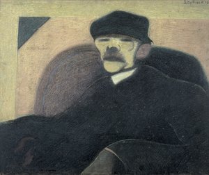 Manden med det røde øre, Portræt af Gorky af Leon Spilliaert