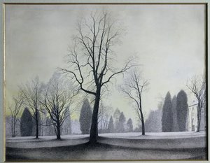 Parken, træer af Leon Spilliaert