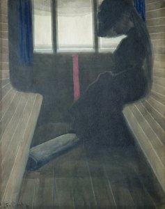 Kvinden i toget, enken af Leon Spilliaert