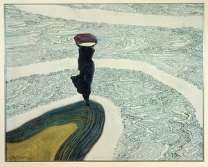 Kvinde i vandkanten af Leon Spilliaert