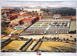 Southwick i amtet Southampton graveret af Johannes Kip (ca. 1652-1722) (gravering)