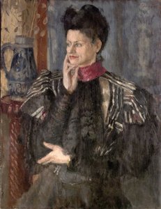 The Worth Bodice (olie på lærred) af Leonard Greaves