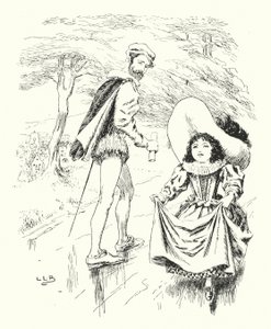 Da jeg skulle op ad Pippin-bakken, var Pippin-hill beskidt (gravering) af Leonard Leslie Brooke
