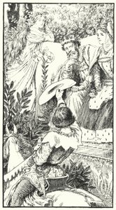 Her kommer en lystbejler (gravering) af Leonard Leslie Brooke