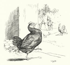 Higgly Piggly, min sorte høne (gravering) af Leonard Leslie Brooke