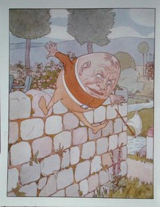 Humpty Dumpty, illustration fra 