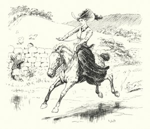 Jeg havde en lille pony, hans navn var Dapple-grey (gravering)