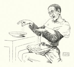Peter Piper plukkede et hak syltet peber (gravering) af Leonard Leslie Brooke
