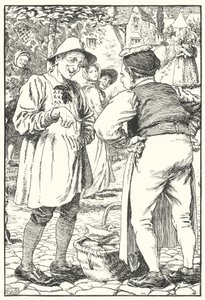 Simple Simon (gravering) af Leonard Leslie Brooke