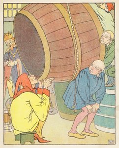 Den gyldne gås (farvelitografi) af Leonard Leslie Brooke