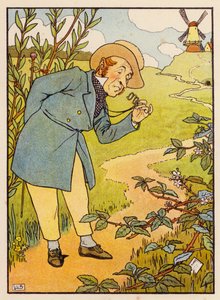 De nye klæder (farvelitografi) af Leonard Leslie Brooke