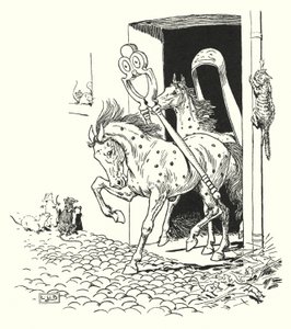 Nøddeknækkerne og sukkertangen (litho) af Leonard Leslie Brooke