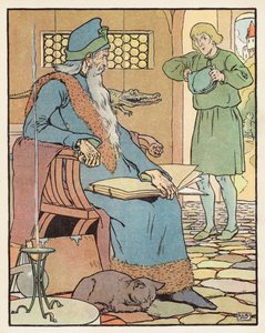 Tom Thumb (farvelitografi) af Leonard Leslie Brooke