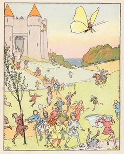 Tom Thumb (farvelitografi) af Leonard Leslie Brooke