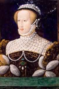 Eleonora af Habsburg, Limoges,1560 (Emalje på kobber)