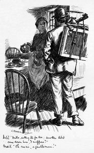 Åh nej Sir A Gentleman, c1899 af Leonard Raven Hill