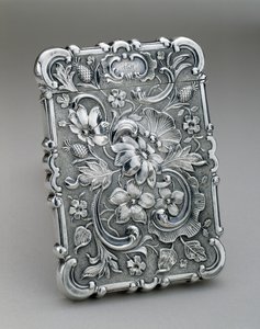 Calling Card Case, c. 1847-1850 (sølv) af Leonard and Wilson