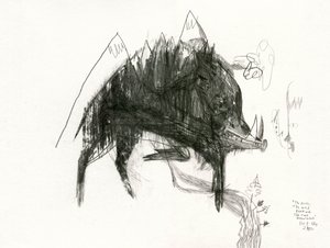 Mørkt bjergvildsvin af Leonardo Flores