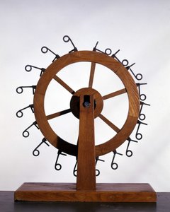 Perpetual Motion af Leonardo da Vinci (Leonardo da Vinci) - Museum for Videnskab og Teknikker af Leonardo da Vinci, i Milano.