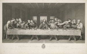 Den sidste nadver, tegnet af Teodoro Matteini, graveret af Raphael Morghen (gravering)