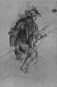 En ungdom til hest, c1480 1945 af Leonardo da Vinci