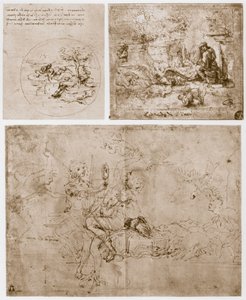 Allegorier, 1400-tallet. af Leonardo da Vinci