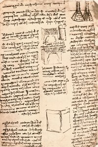 Arkitekttegning, c1472-c1519 1883 af Leonardo da Vinci