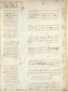 Arundel 263, f.151v, Noter og grove diagrammer fra 