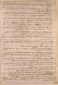 Arundel 263, f.154v, Leonardo da Vincis noter fra 