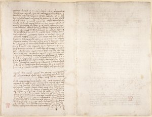 Arundel 263, f.215v, f.218 Noter og diagram fra 