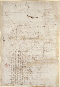 Arundel 263, f.95v Noter og diagrammer om optik, vedrørende Alhazens problem; to skitser, der repræsenterer gitterstrukturer, fra 