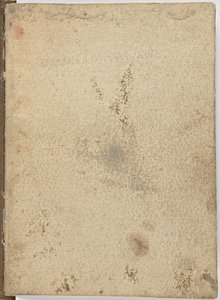 Kode for fugleflyvning, c. 1505-06, papirmanuskript, cc. 18, omslag I af Leonardo da Vinci