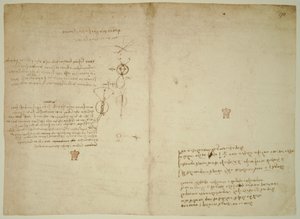 Codex Arundel. ff.171v-170r af Leonardo da Vinci