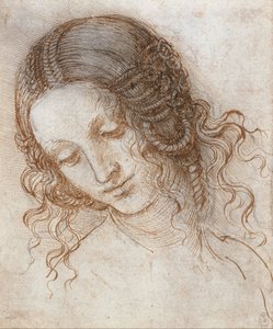 Ledas hoved af Leonardo da Vinci