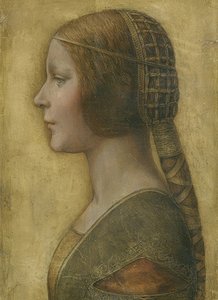 Den smukke prinsesse. Um 1496 af Leonardo da Vinci
