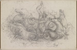 Leonardo da Vinci - Neptun, ca. 1504-5 af Leonardo da Vinci