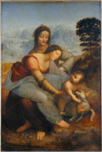 Leonardo da Vinci, Hl. Anna Selbdritt af Leonardo da Vinci