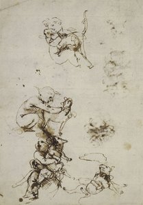 Leonardo da Vinci, objekt 1857,0110.1 - recto (British Museum) af Leonardo da Vinci