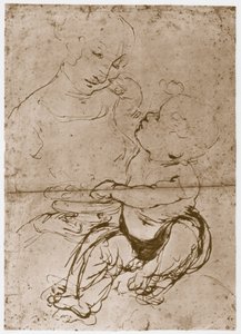 Madonna med frugttallerkenen, 1480-82 af Leonardo da Vinci