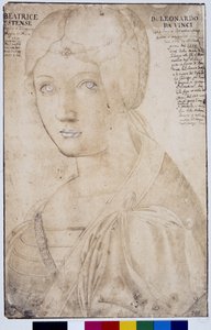 Portræt af Beatrice d
