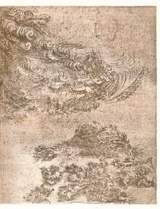 Repræsentation af en storm, c1472-c1519 1883. af Leonardo da Vinci