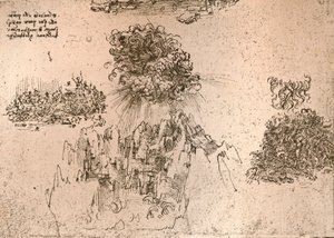 Repræsentation af naturfænomener, c1472-c1519 1883 af Leonardo da Vinci