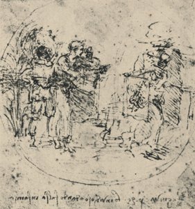 The Unmasking of Envy, c1480 1945 af Leonardo da Vinci