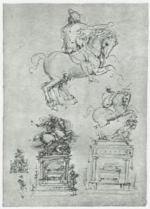 Trivulzio-monumentet, c1511 af Leonardo da Vinci