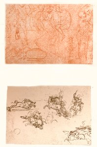 To tegninger, c1472-c1519 1883. af Leonardo da Vinci