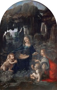 Jomfruen af klipperne af Leonardo da Vinci