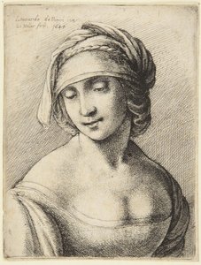 Kvinde med halsvarm af Leonardo da Vinci