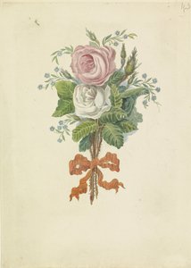 Roser med den kongelige families silhuetter, 1816